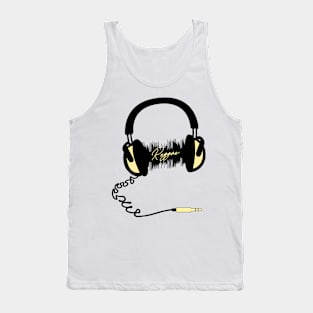 Headphones Audio Wave - Reggae Tank Top